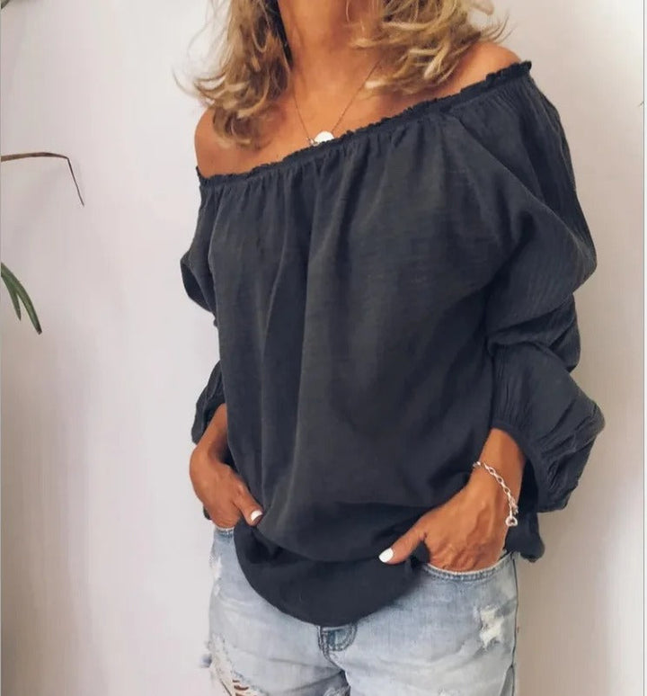 Bohemian Off-Shoulder Blouse