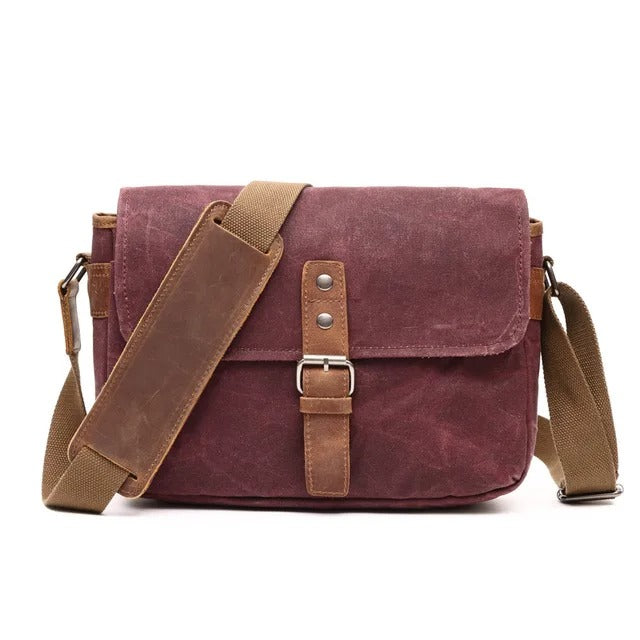 Vintage Canvas Messenger Bag