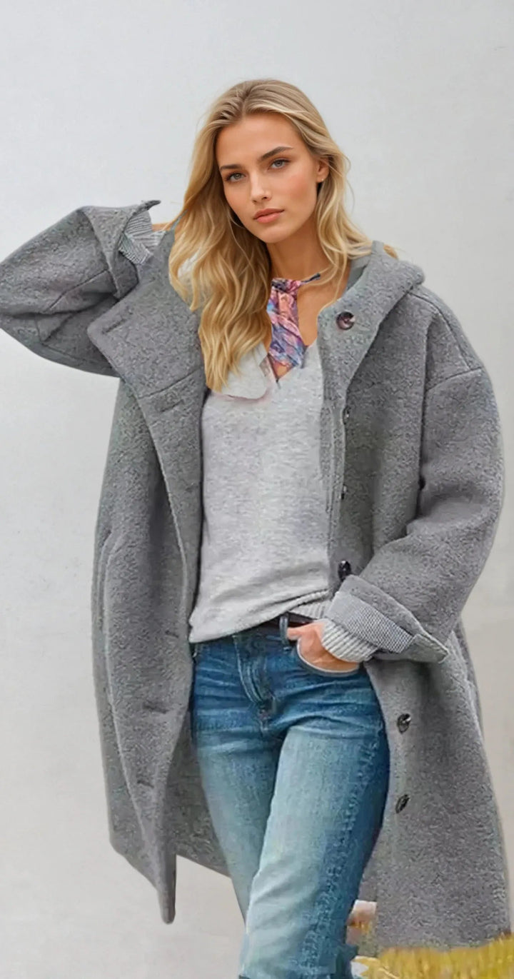 Long Coat in Soft Wool