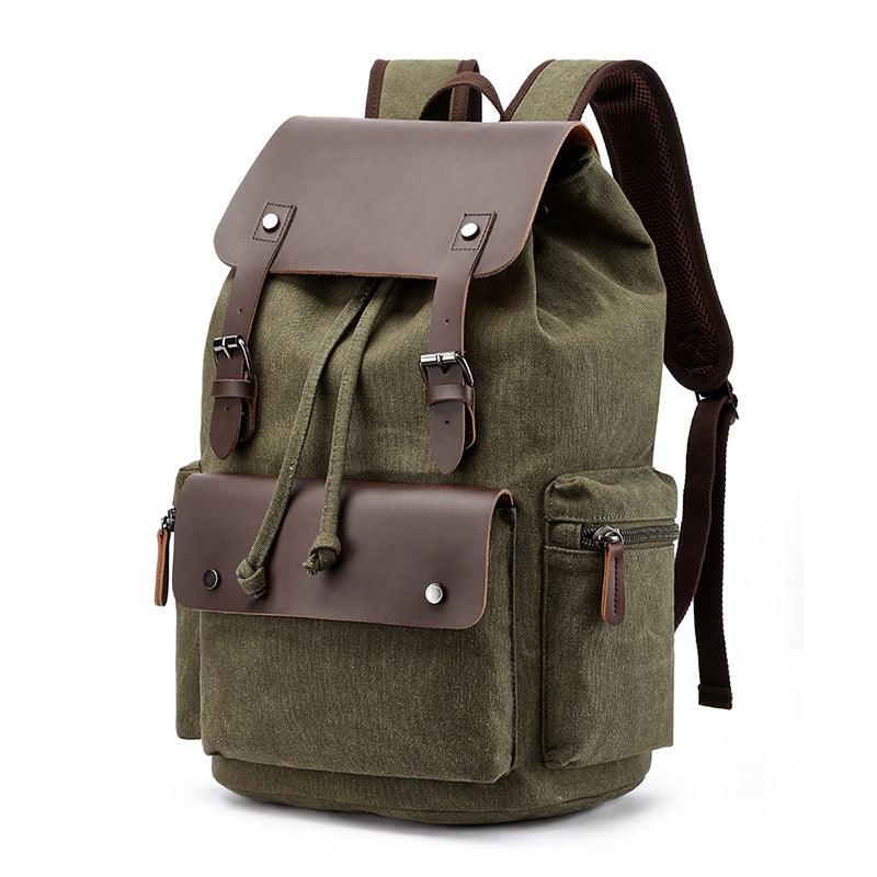 Canvas Laptop Backpack Durable Travel and Work Bag