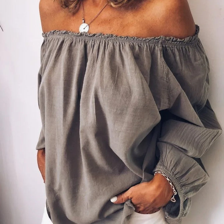 Bohemian Off-Shoulder Blouse