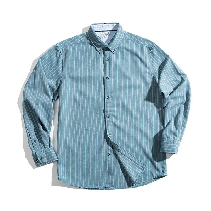 Timeless Pinstripe Button-Up Shirt