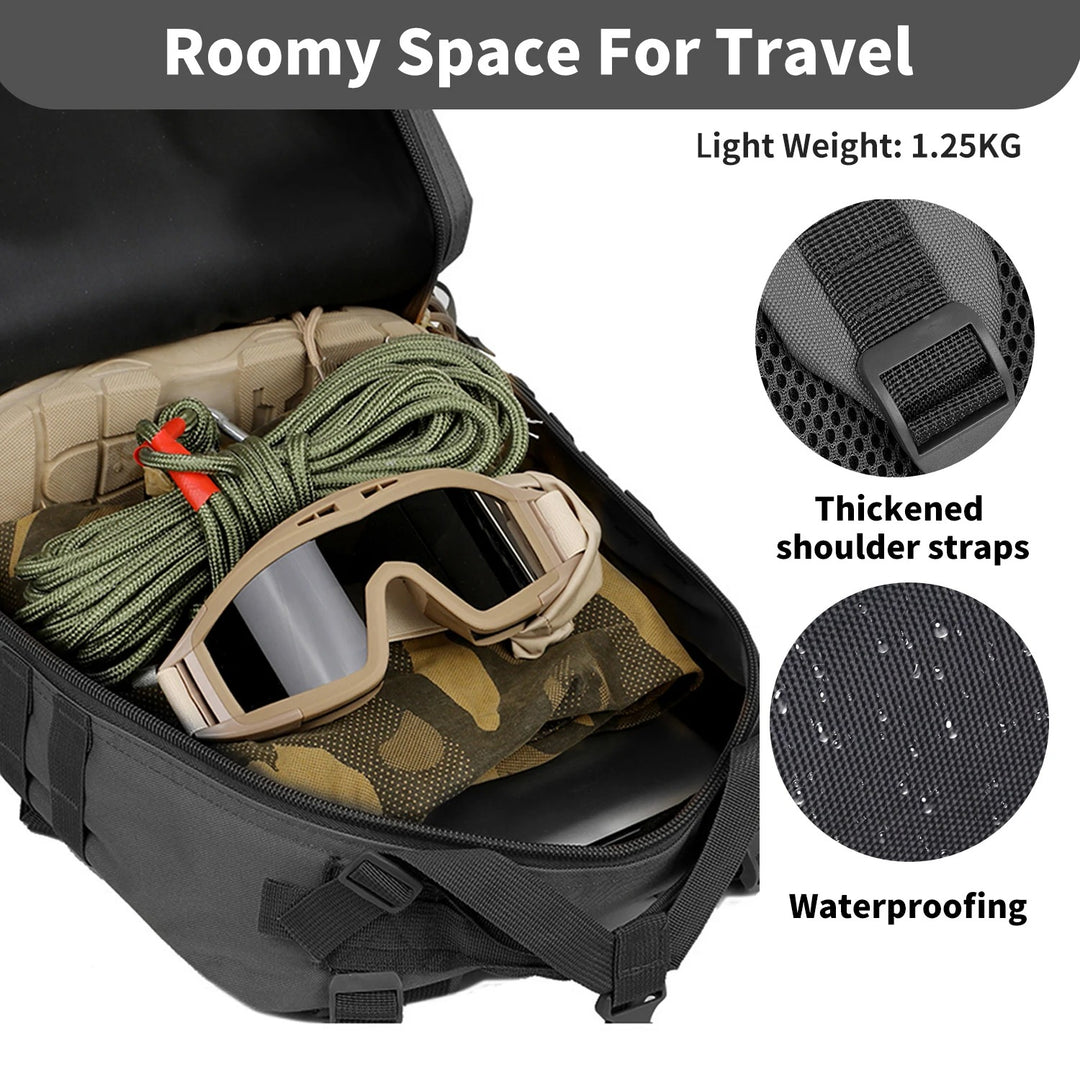 Tactical Military-Style Expandable Backpack