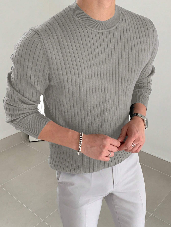 Men's Cozy Soft Knit Casual Sweater Pullover
