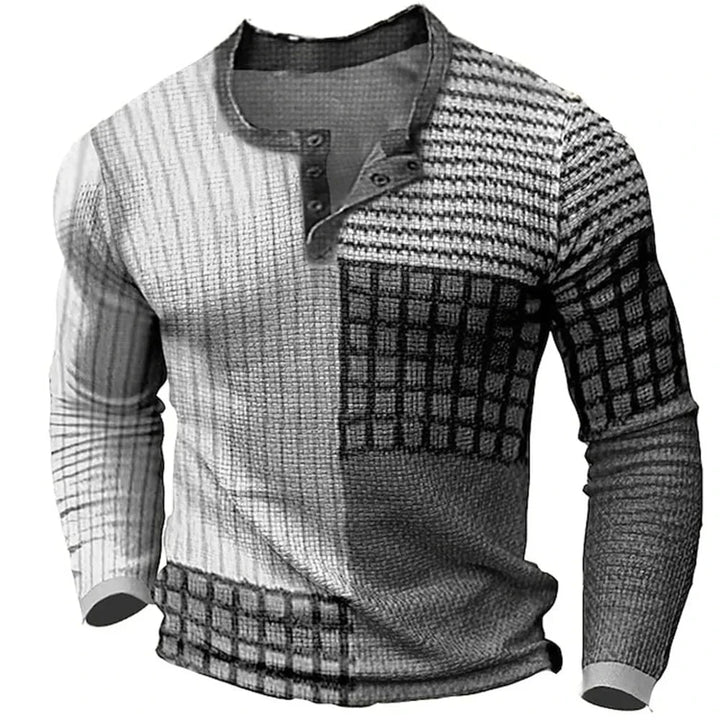 Men’s Multicolor Cashmere Crew Neck Sweater