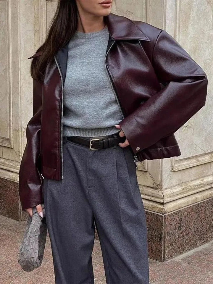 Vegan Leather Jacket