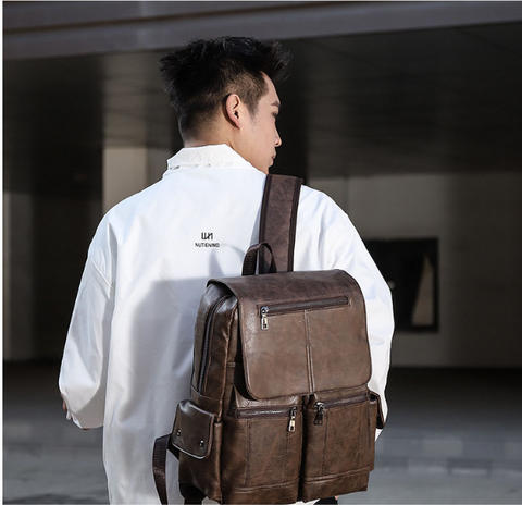 Premium Genuine Leather Backpack