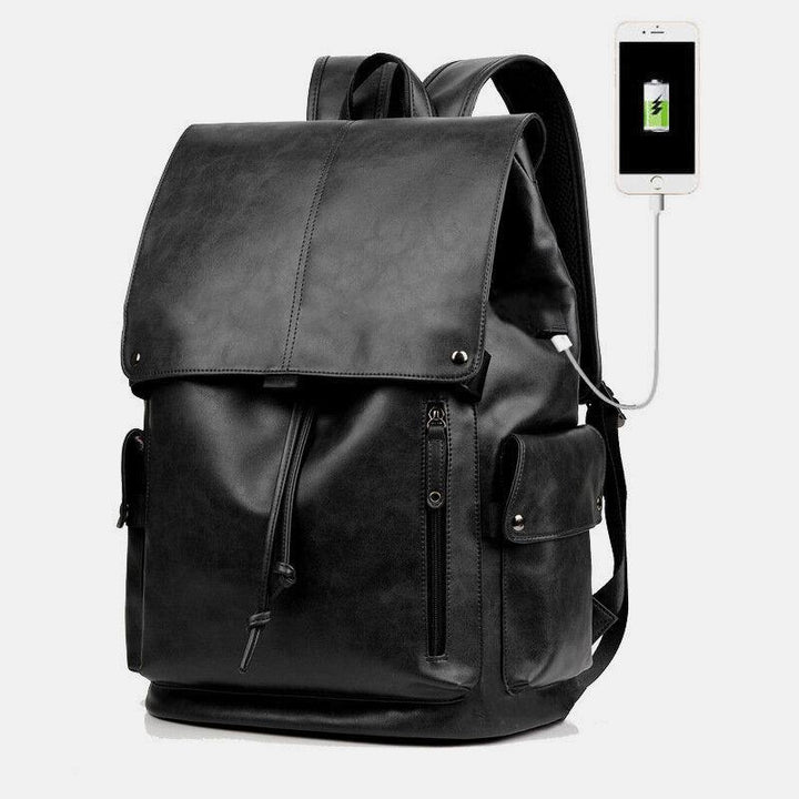Men's Backpack with USB Charging Port