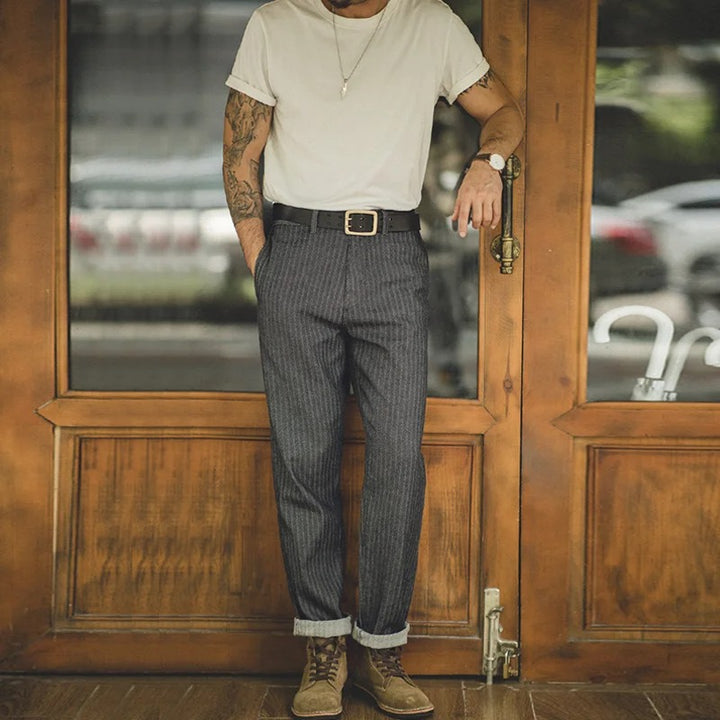 Classic Tailored Stripe Pants