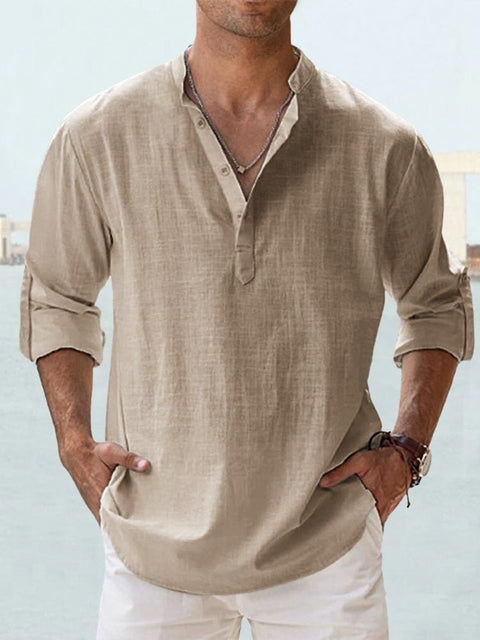 Casual Linen Overshirt