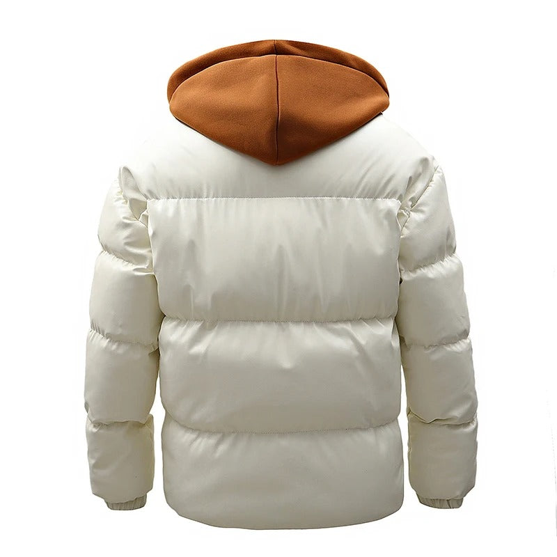 Layered Hooded Puffer