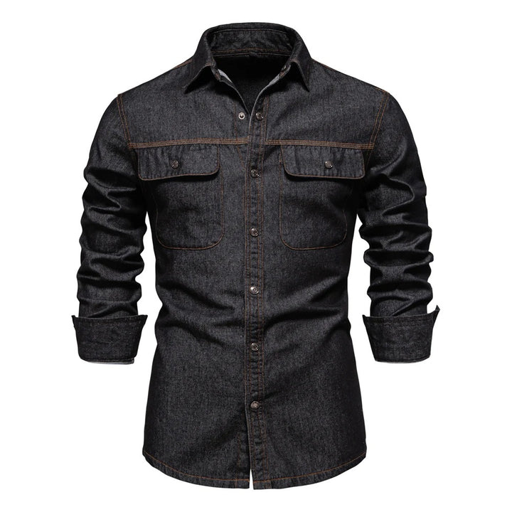 Men’s Cotton Denim Shirt