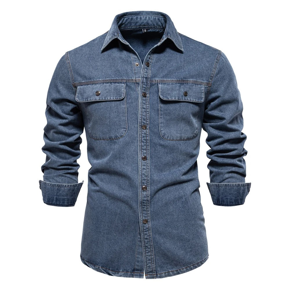 Men’s Cotton Denim Shirt