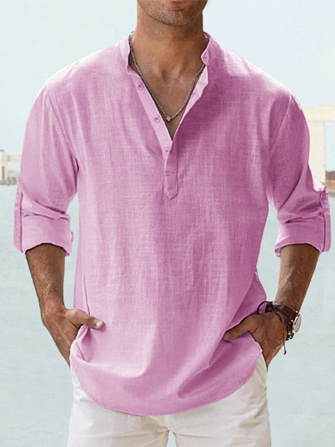 Casual Linen Overshirt