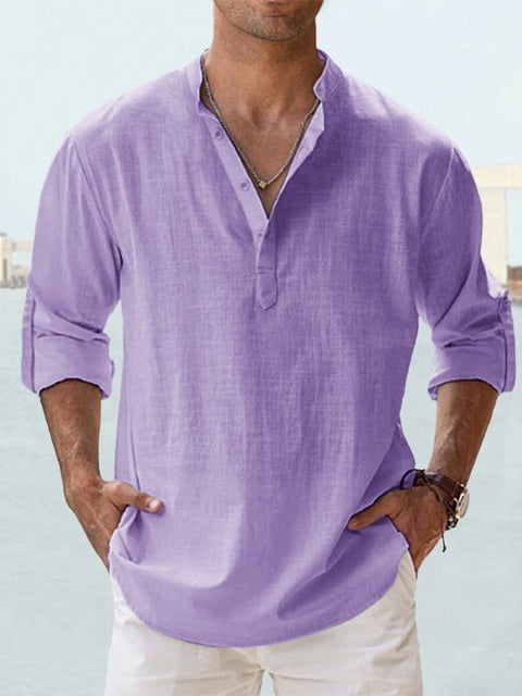 Casual Linen Overshirt