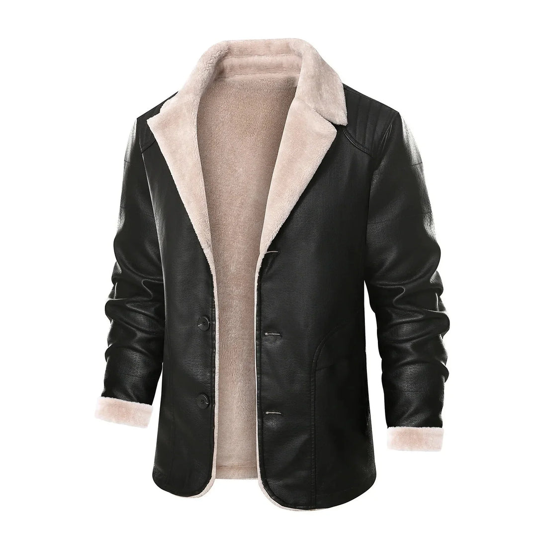 Men's Vintage Style Leather Vigilante Jacket